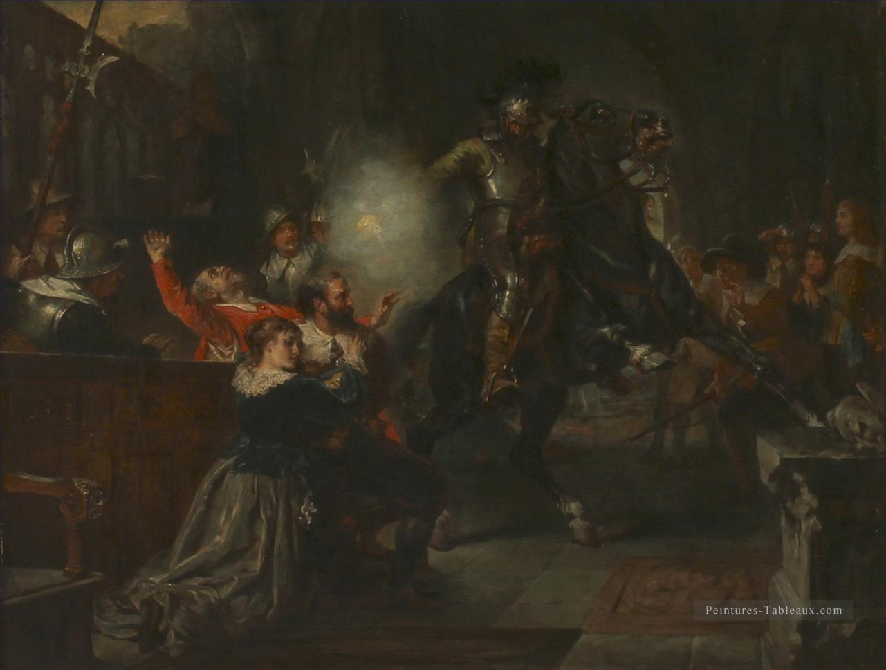Full Levell à la tête Baron Robert Alexander Hillingford scènes de bataille historiques Peintures à l'huile